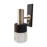 60s chrome design wall apply with Philips Space Age glass blind