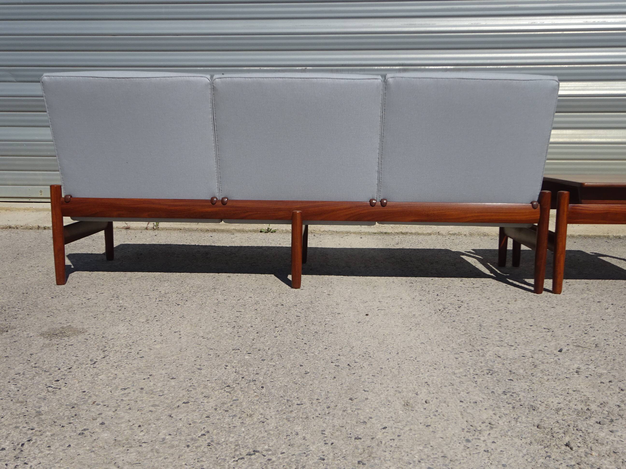 Modular vintage lounge set in teak signed by Karl SØrlie & SØnner.