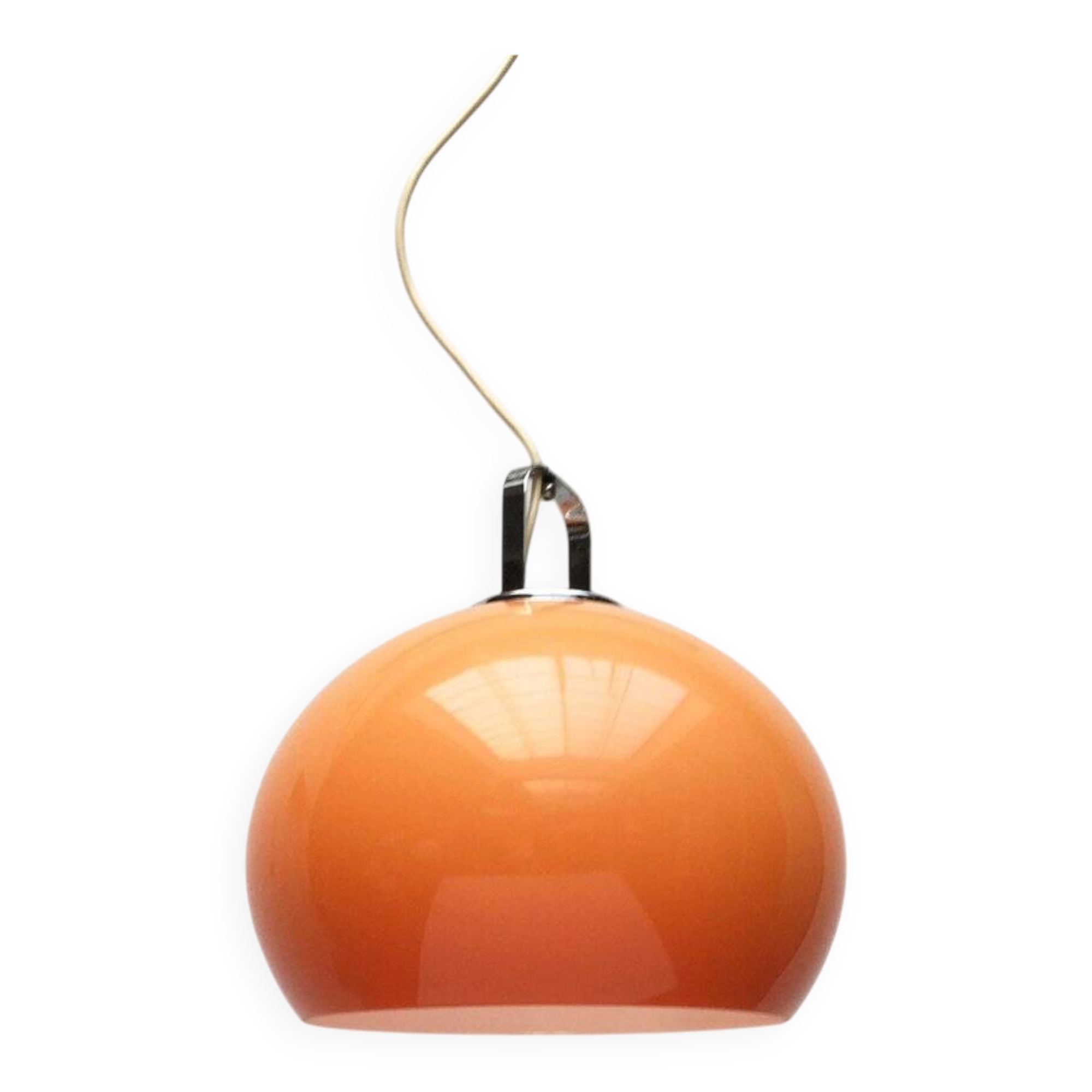 Suspended lamp Zurich Italian from the space age mid-century by Luigi Massoni for Guzzini.