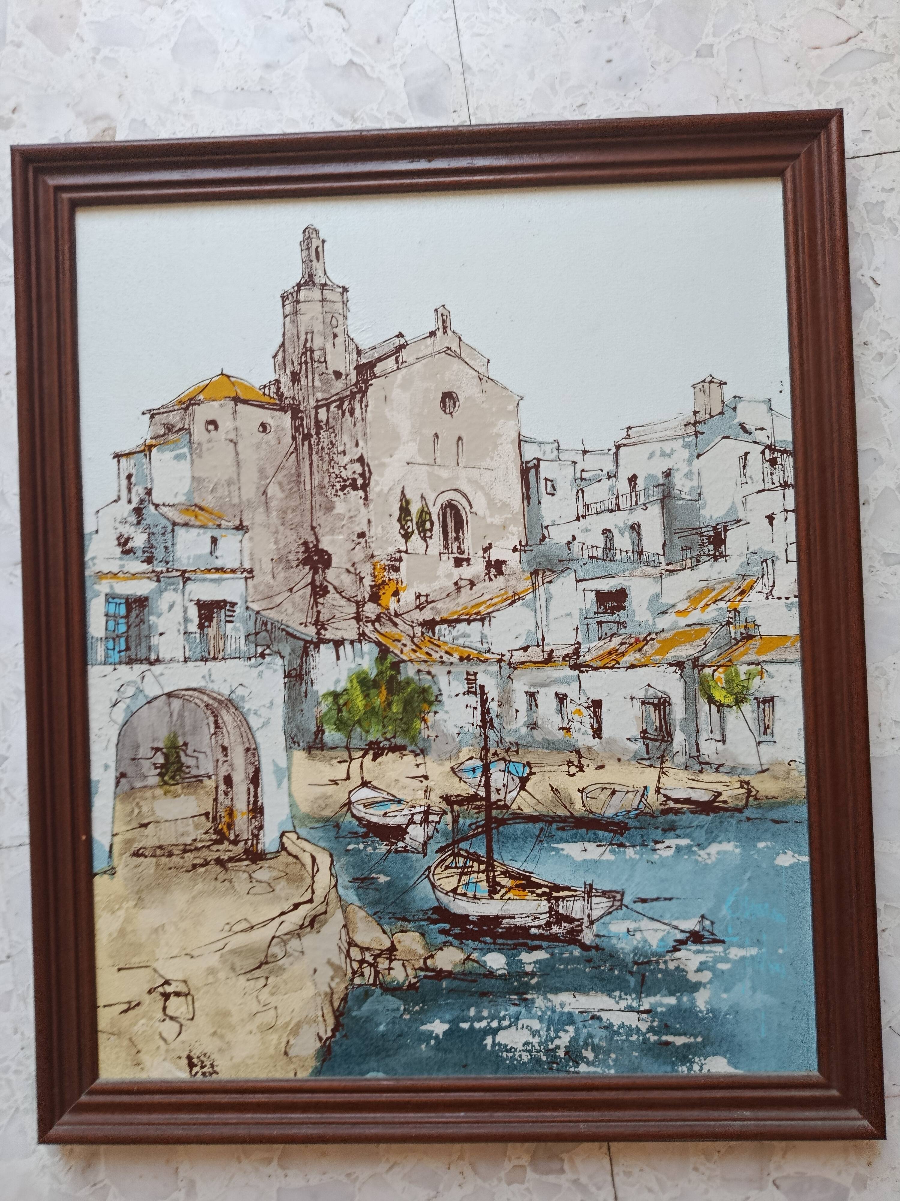 Hst + frame: port de l'alguer in cadaques spain, bernard dufour, process