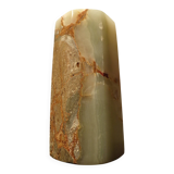 Octagonal onyx vase, h=16cm