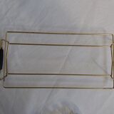 Aperitif serving tray with 3 glass ramekins