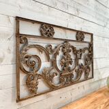 Old cast iron grid