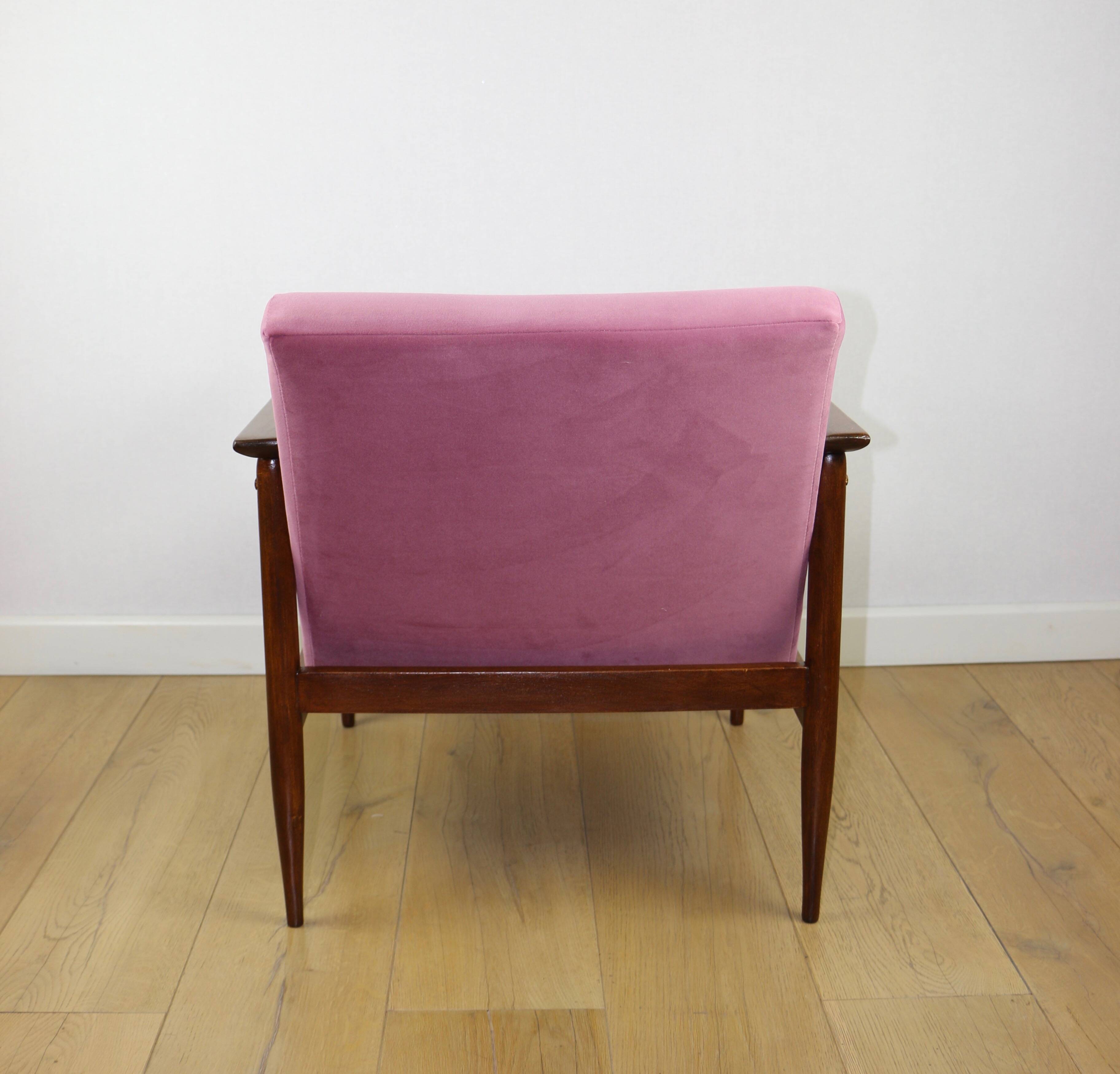 Vintage Pink Easy Chair, 1970s