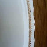 Plat de service ovale Porcelaine de Sologne
