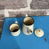 Enamelled coffee maker