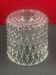 Molded glass pendant lampshade circa 1960/70