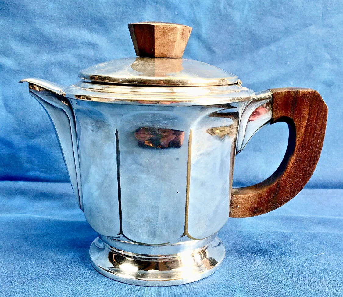 Ercuis silver-plated tea service Art Deco