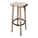 HIGH WOODEN STOOL