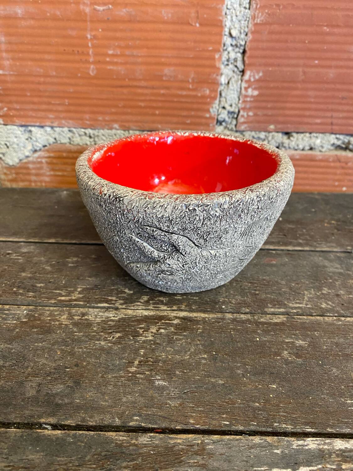 Francis Triay Ceramic Ashtray Coupe Vide Poche 1960s Vintage Rock Art