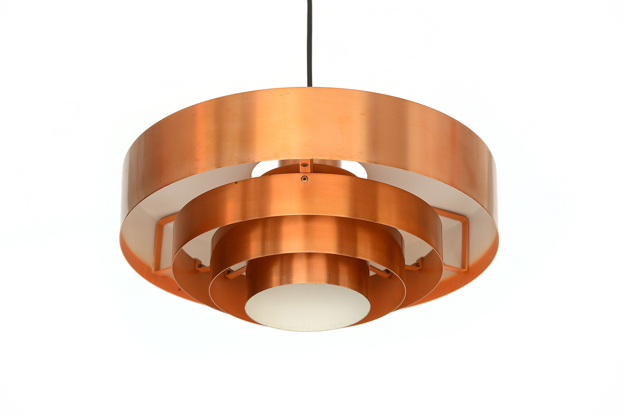 Pendant light Roulet by Jo Hammerborg for Fog & Mørup. Denmark 1960s.