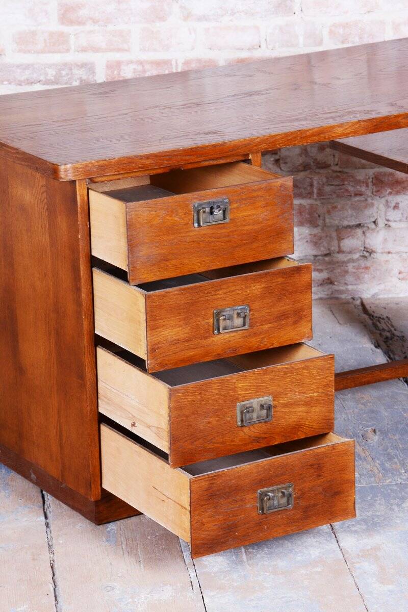 Art Deco Writing Desk by J. Halabala for Up Zavody, 1930s