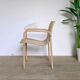 Fauteuil vintage en cannage