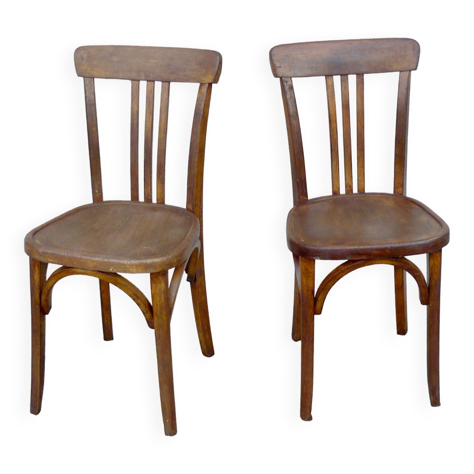 Pair of vintage bistro chairs 1940