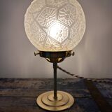 Art Deco globe table lamp