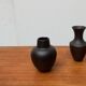 Vintage German vase in ceramic Wormser Terra-Sigillata, set of 2