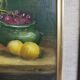 Nature morte, huile sur panneau, classique