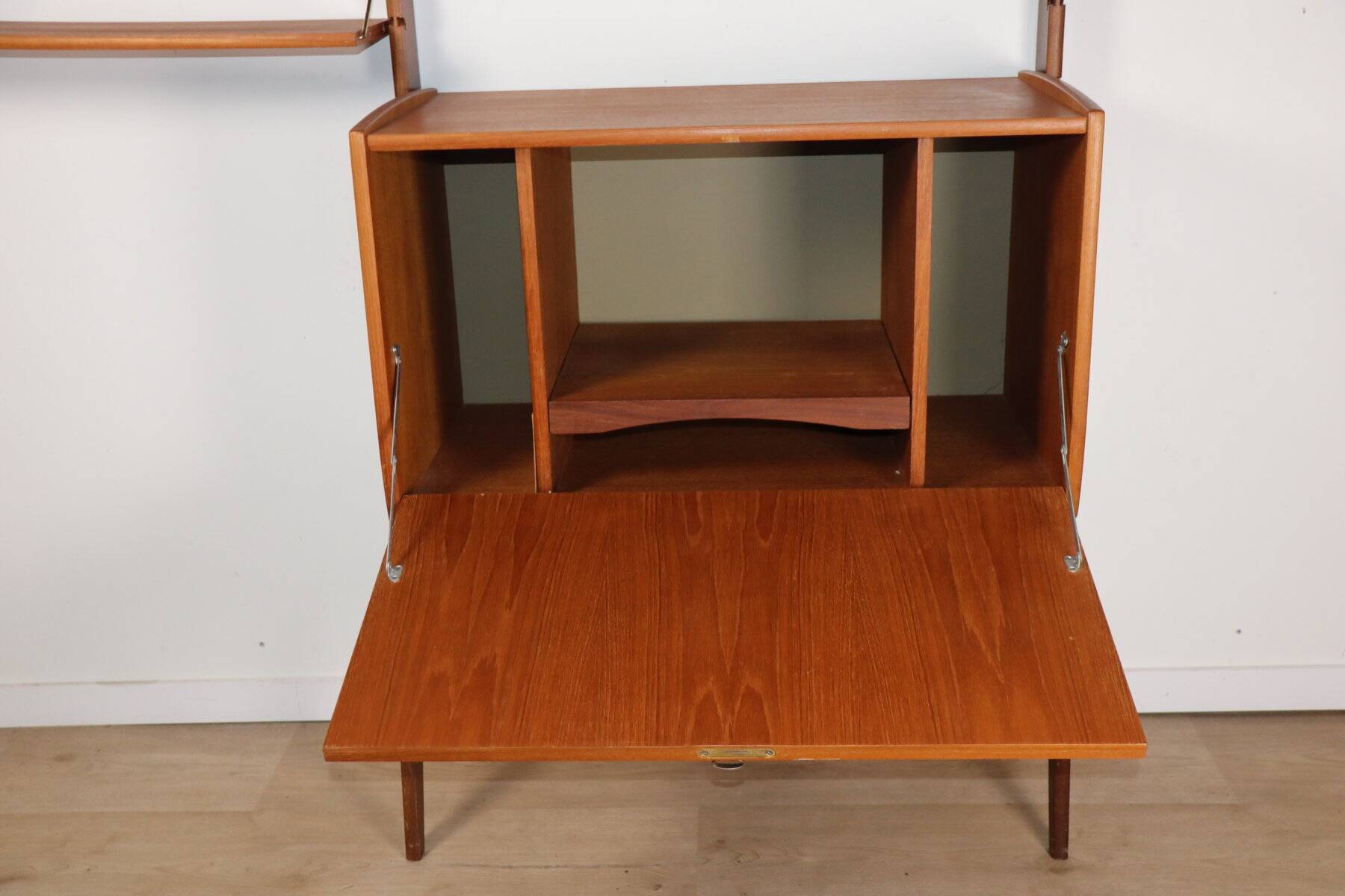 Modular Scandinavian wall library – Blindheim Møbelfabrik – 1960
