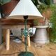 Lampe motif soleil vert