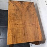 Art Deco Style Walnut Side Table