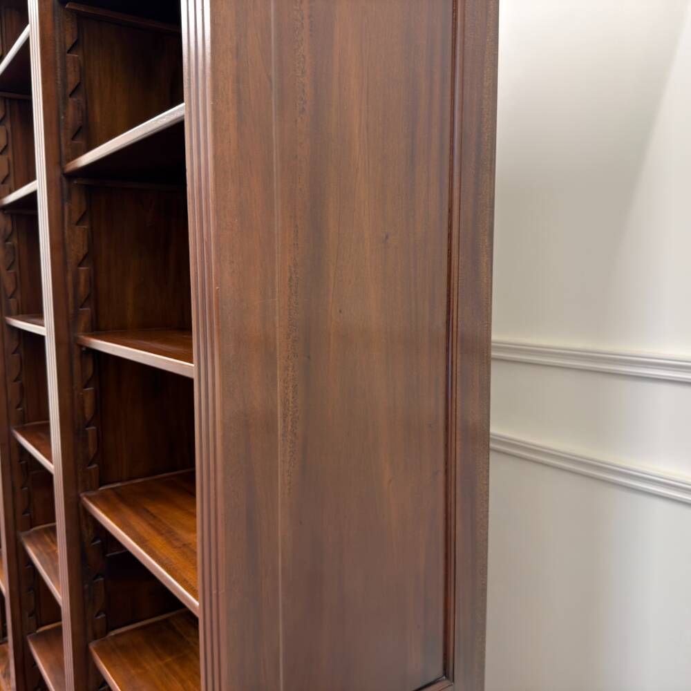 Large Classic English Open Bookcase