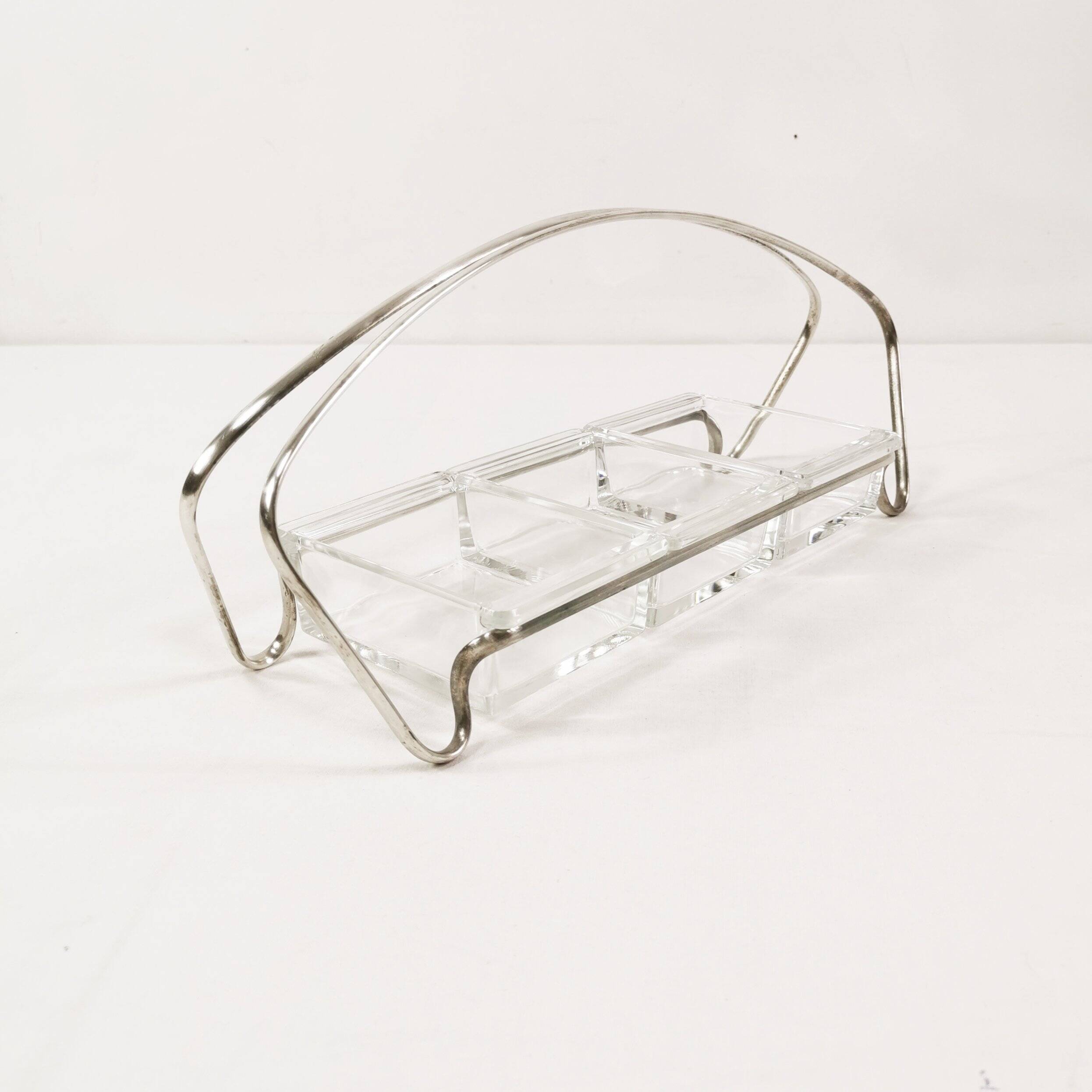 Art Deco serving set, WMF, Germany, 1930s