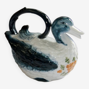 Pitcher teapot jug ceramic bird duck