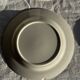 Set of 4 small white earthenware dessert plates D20