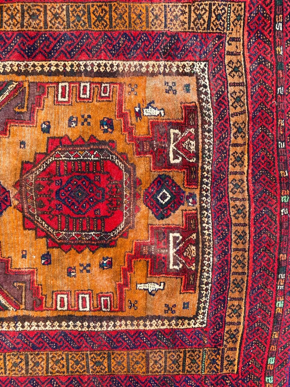 Old carpet turkmen belutch 100x186 cm