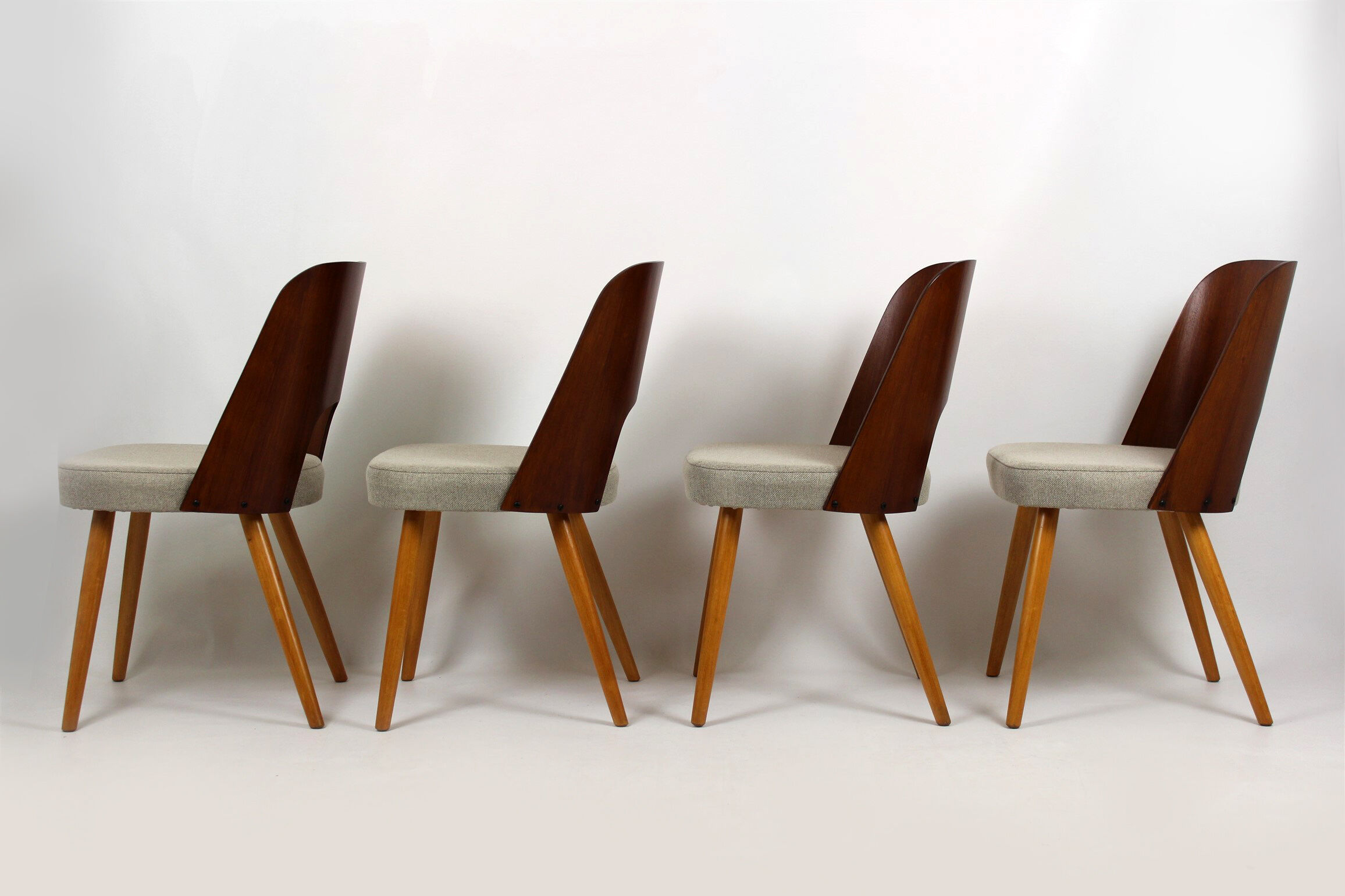 Dining chairs by Oswald Haerdtl for Tatra, 1960s, set of 4