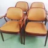 Set of 4 chairs 1105, Don Petitt, Knoll