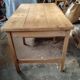 English desk in old pine