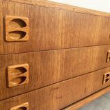 Scandinavian teak row from the 1960s