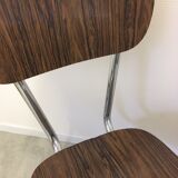Lot of 2 chairs in formica