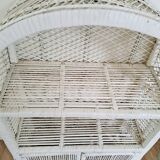 Rattan shelf