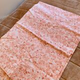 Taie de traversin motifs fleuris vintage 1970's seventies lit 2 places
