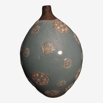 Glazed ceramic vase