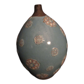 Glazed ceramic vase