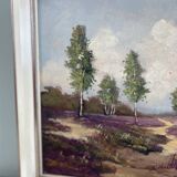 Painting "Path in the heather"