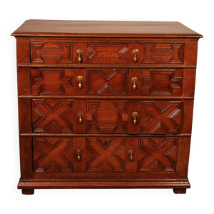 Commode Jacobean En Chêne