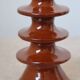Large Modern Brown Ceramic Colorful Candle Holder