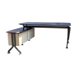 Arco Series Large Desk with island by BBPR for Olivetti Synthesis, 1960s