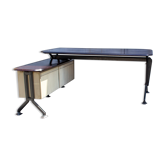 Arco Series Large Desk with island by BBPR for Olivetti Synthesis, 1960s
