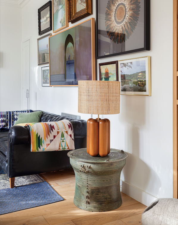 Lamp Charlotte Bois Raphia - Cosin Paris