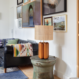 Lamp Charlotte Bois Raphia - Cosin Paris