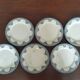 12 assiettes plates terre de fer Salins, modèle Céline