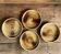 4 small stoneware plates