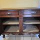 Antique fruitwood sideboard