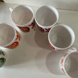 Mug cups mobil arcopal vintage