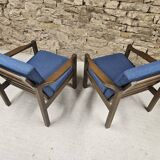 Pair of vintage 1970s armchairs